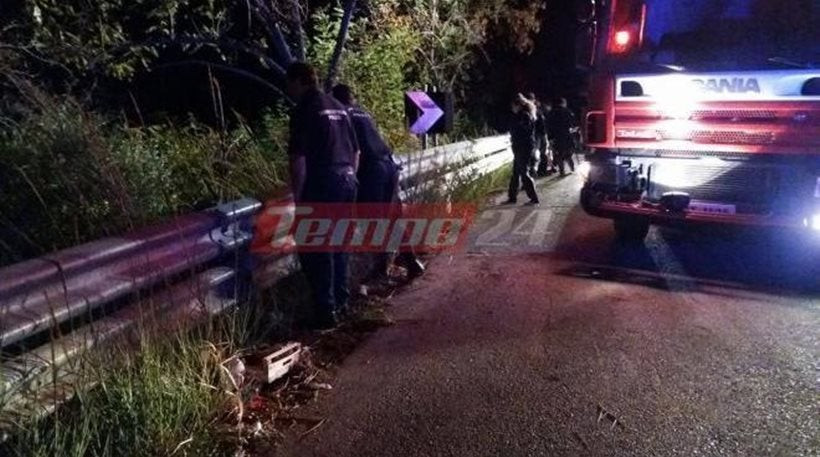 Θανατηφόρο τροχαίο στην Πατρών-Πύργου
